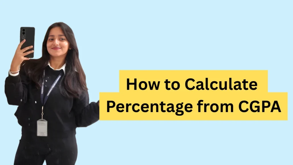 How to Calculate Percentage from CGPA
