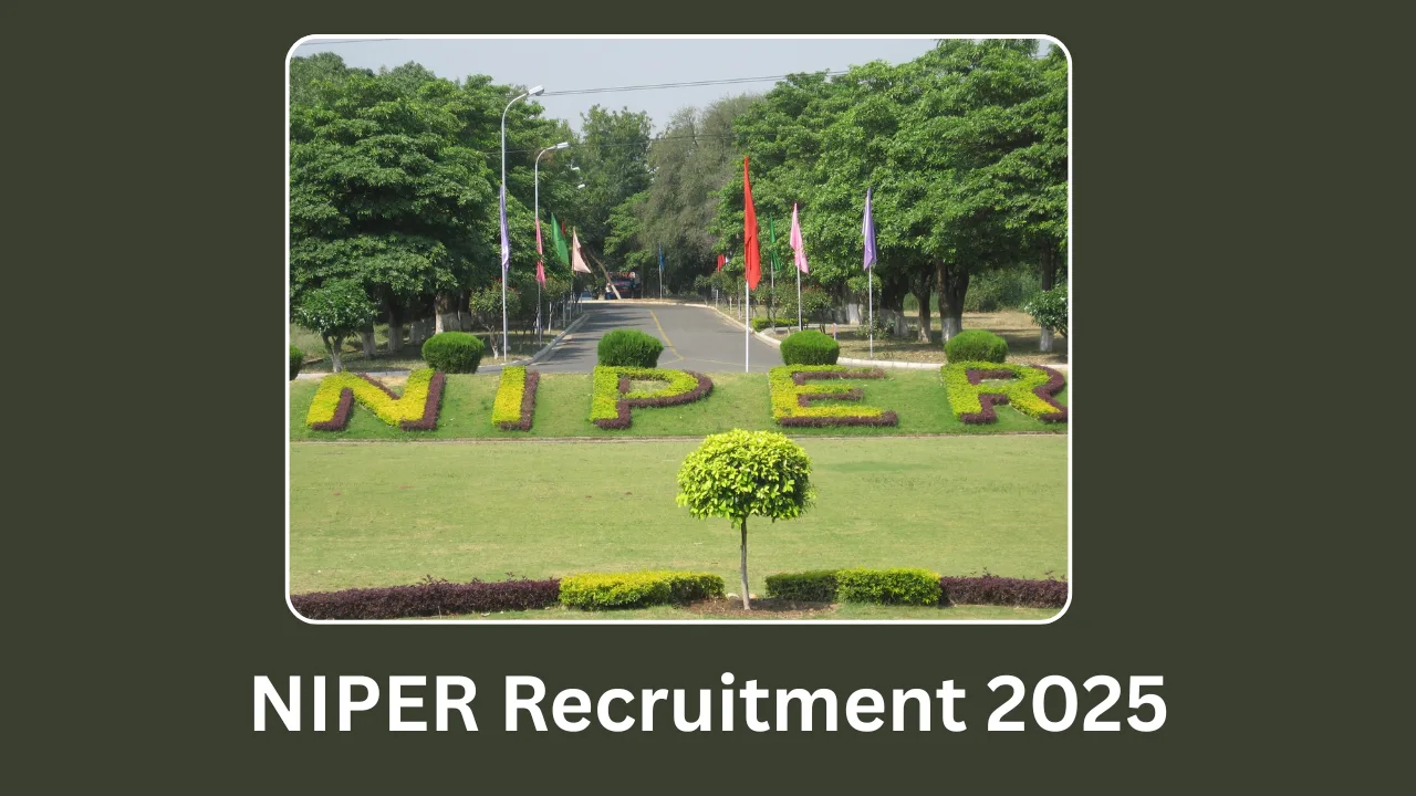 NIPER Recruitment 2025